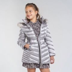 Пальто, Серый, 128
