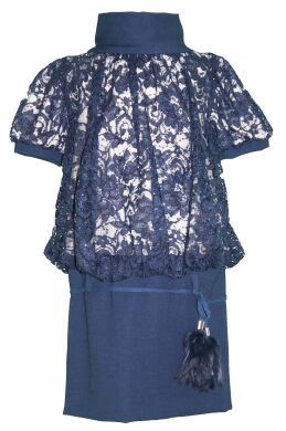 Платье, Синий, 158