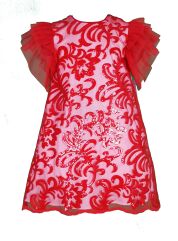 Платье, Красный, 146