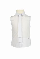 Блуза для дівчинки з галстуком, Білий, 152