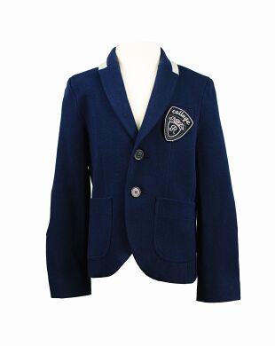Пиджак для мальчика, Синий, 128