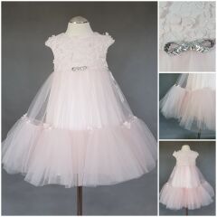 Платье, Розовый, 116