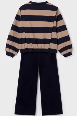 Комплект: штани,пуловер для дівчинки Mayoral, Синій, 152