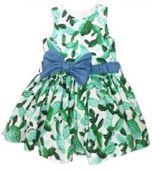 Платье, Зеленый, 128