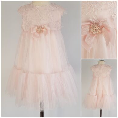 Платье, Розовый, 110