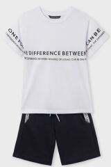 Комплект:шорти,футболка для хлопчика Mayoral, Білий, 160