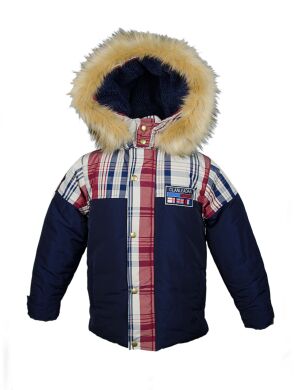 Куртка з штучним хутром SNOW TIME, Кольоровий, 128