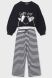 Комплект: брюки,пуловер для девочки Mayoral, Черный, 128