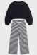 Комплект: брюки,пуловер для девочки Mayoral, Черный, 162