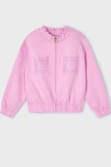 Пуловер для дівчинки Mayoral, Рожевий, 134