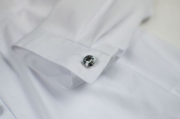 Нарядная блузка для девочки, Белый, 122