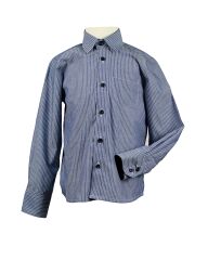 Рубашка для мальчика в полоску, В полоску, 158
