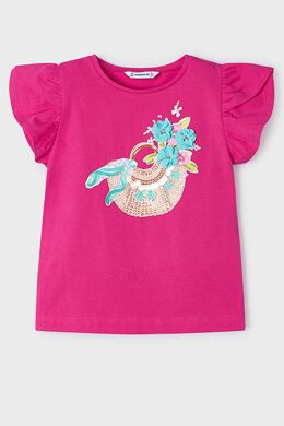 Детская футболка Mayoral, Розовый, 116