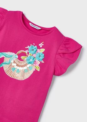 Детская футболка Mayoral, Розовый, 134