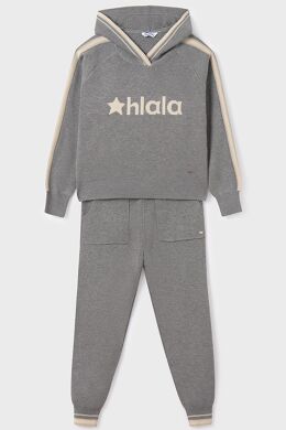 Комплект: брюки,пуловер для девочки Mayoral, Серый, 128