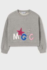 Пуловер для девочки Mayoral, Серый, 128