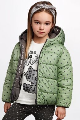 Куртка для девочки Mayoral, Зеленый, 128