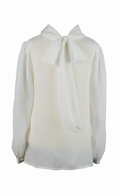 Блузка для девочки, Кремовый, 122