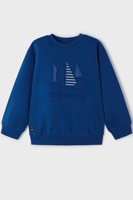 Пуловер для мальчика Mayoral, Голубой, 128
