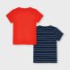 Комплект:футболка 2 шт. для хлопчика Mayoral, Червоний, 104