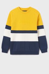 Пуловер для мальчика Mayoral, Жёлтый, 140