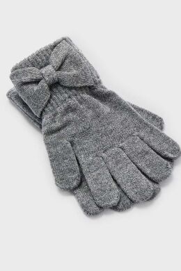 Перчатки для девочки Mayoral, Серый, 152