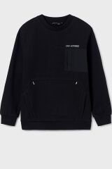 Пуловер для мальчика Mayoral, Черный, 166