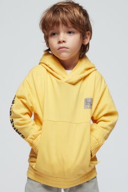 Пуловер для мальчика Mayoral, Жёлтый, 128