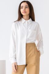 Блуза для дівчинки Loren Brilliant, Молочний, 164