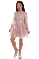 Платье для девочки Дора SUZIE, Пудровий, 134