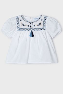 Блуза детская Mayoral, Белый, 104