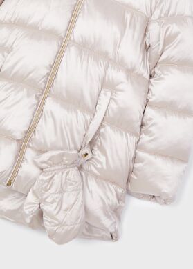 Куртка для девочки Mayoral, Кремовый, 116