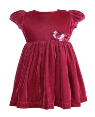 Платье, Бордовый, 98
