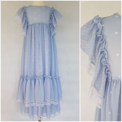 Платье, Голубой, 152