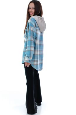 Рубашка из приятного кашемира Марджи для девочки SUZIE, Голубой, 158