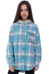 Рубашка из приятного кашемира Марджи для девочки SUZIE, Голубой, 146