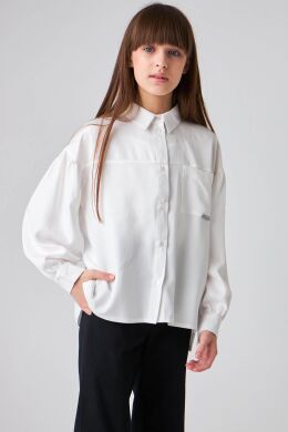 Блуза для дівчинки Nova Brilliant, Молочний, 158