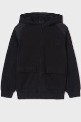 Пуловер для мальчика Mayoral, Черный, 160