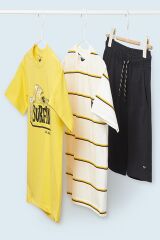 Комплект: шорты, 2 футболки для мальчика Mayoral, Жёлтый, 140
