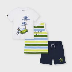 Комплект: шорты + футболка 2 шт. для мальчика Mayoral, Зеленый, 110