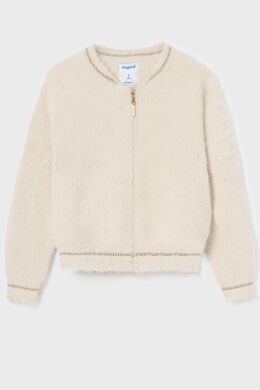 Пуловер для девочки Mayoral, Кремовый, 162