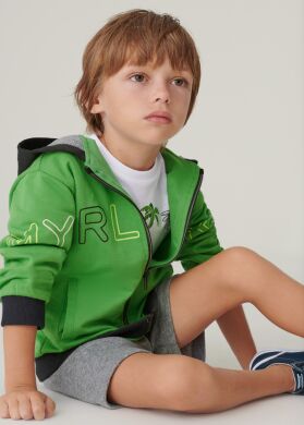 Спортивный костюм 3 ед. для мальчика Mayoral, Зеленый, 110