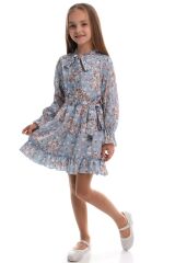 Платье для девочки Белль SUZIE, Голубой, 146