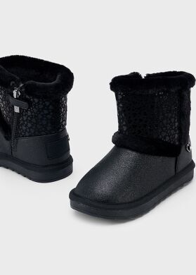 Черевики-уггі єврозима для дівчинки Mayoral, Чорний, 33