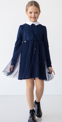 Платье, Синий, 134