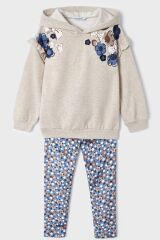 Комплект детский Mayoral: пуловер и леггинсы, Синий, 122