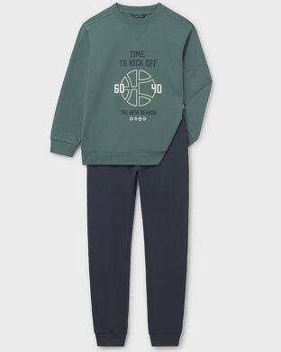 Спортивный костюм для мальчика Mayoral, Зеленый, 128