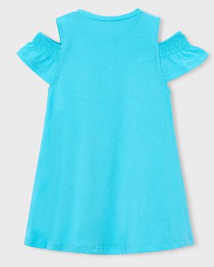 Платье для девочки Mayoral, Испания, Голубой, 116