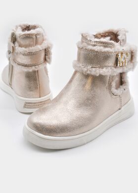 Черевики-уггі осінні для дівчинки Mayoral, Золотий, 32