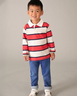 Джинсы для мальчика Mayoral, Испания, Голубой, 110